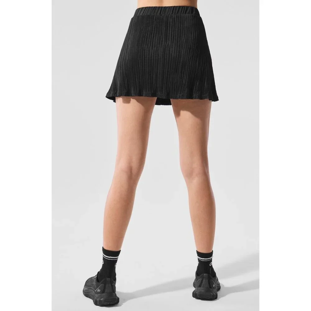 Alo Micro Plisse Tennis Skirt